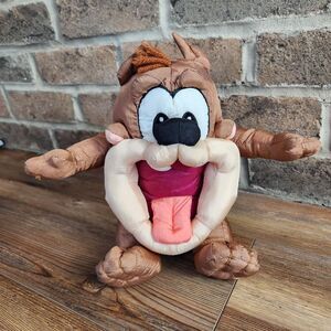 Looney Tunes Loveables Baby Taz Plush Vintage 90s